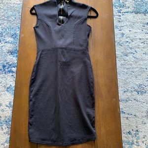 Black mini dress